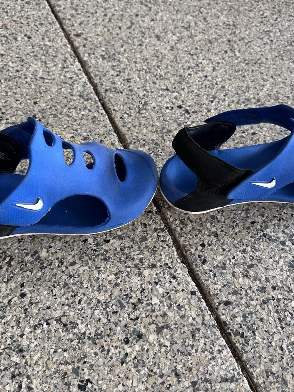 Nike Kids Royal Blue Slip-On Water Sandals